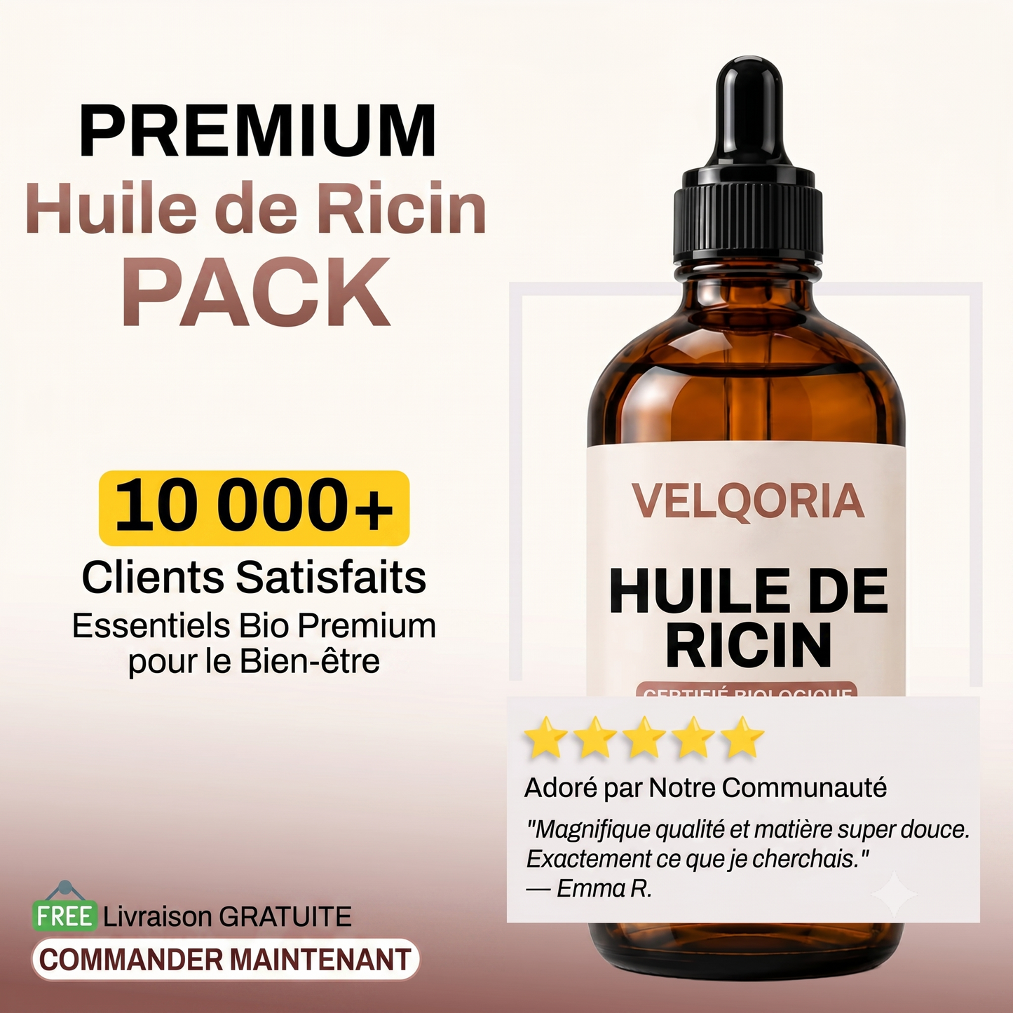 Pack détox à l'huile de ricin