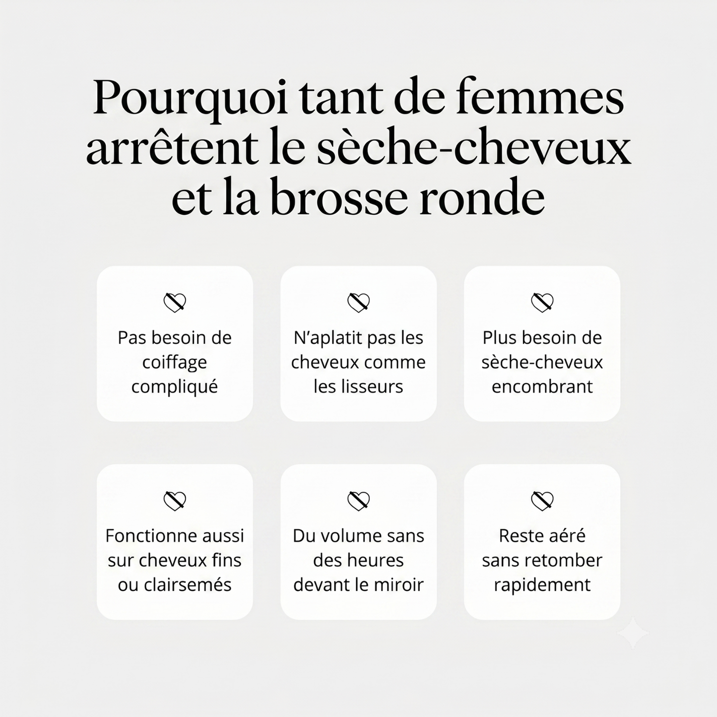 Volumizer™ | Brosse de coiffage électrique pour cheveux courts