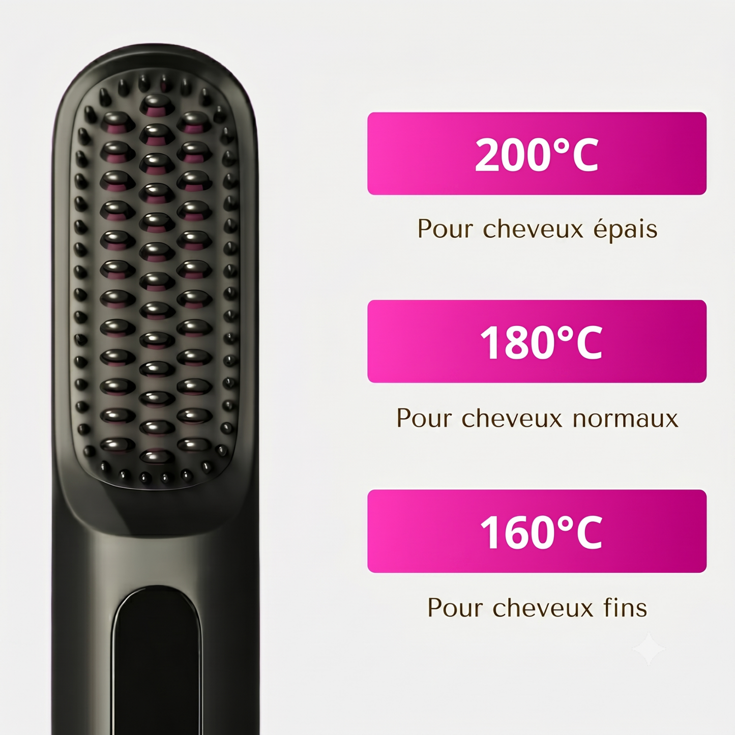Volumizer™ | Brosse de coiffage électrique pour cheveux courts