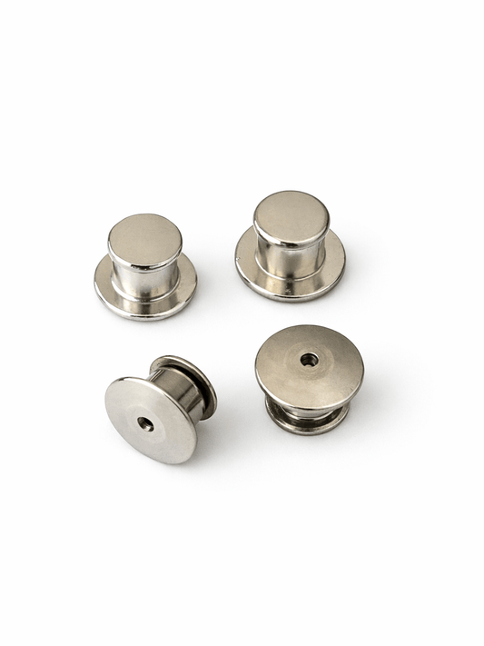 Fermoirs métalliques pour épingles - Lot de 4