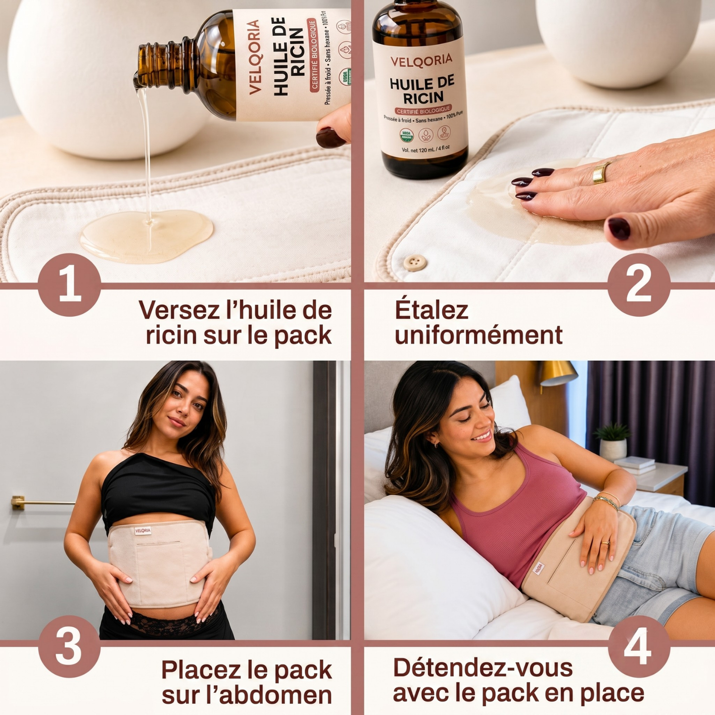 Pack détox à l'huile de ricin