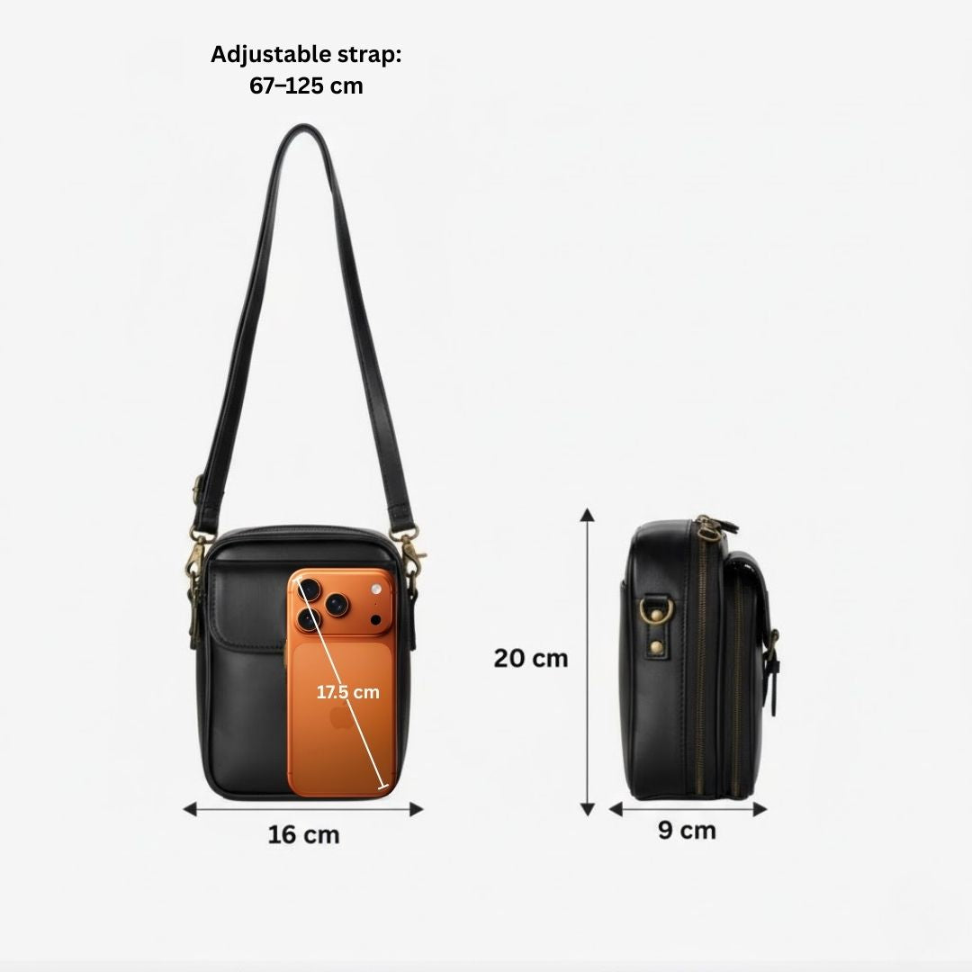 Velqoria - Le sac à bandoulière le plus spacieux