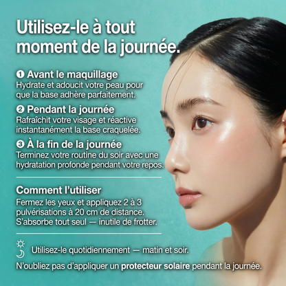 Brume hydratante et éclat Velqoria™