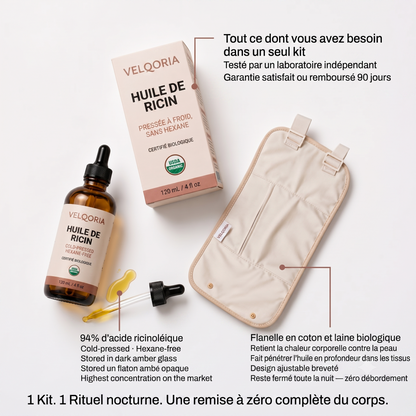 Pack détox à l'huile de ricin