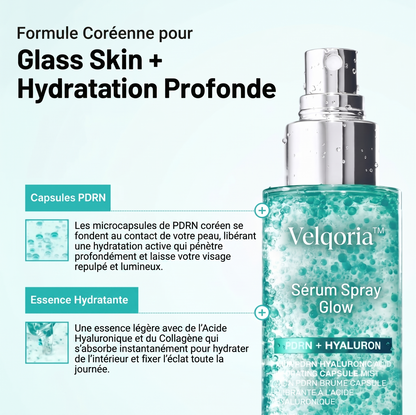 Brume hydratante et éclat Velqoria™