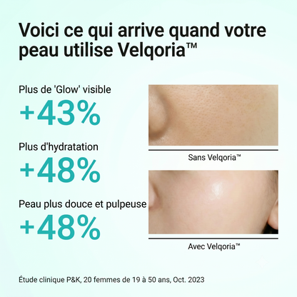 Brume hydratante et éclat Velqoria™