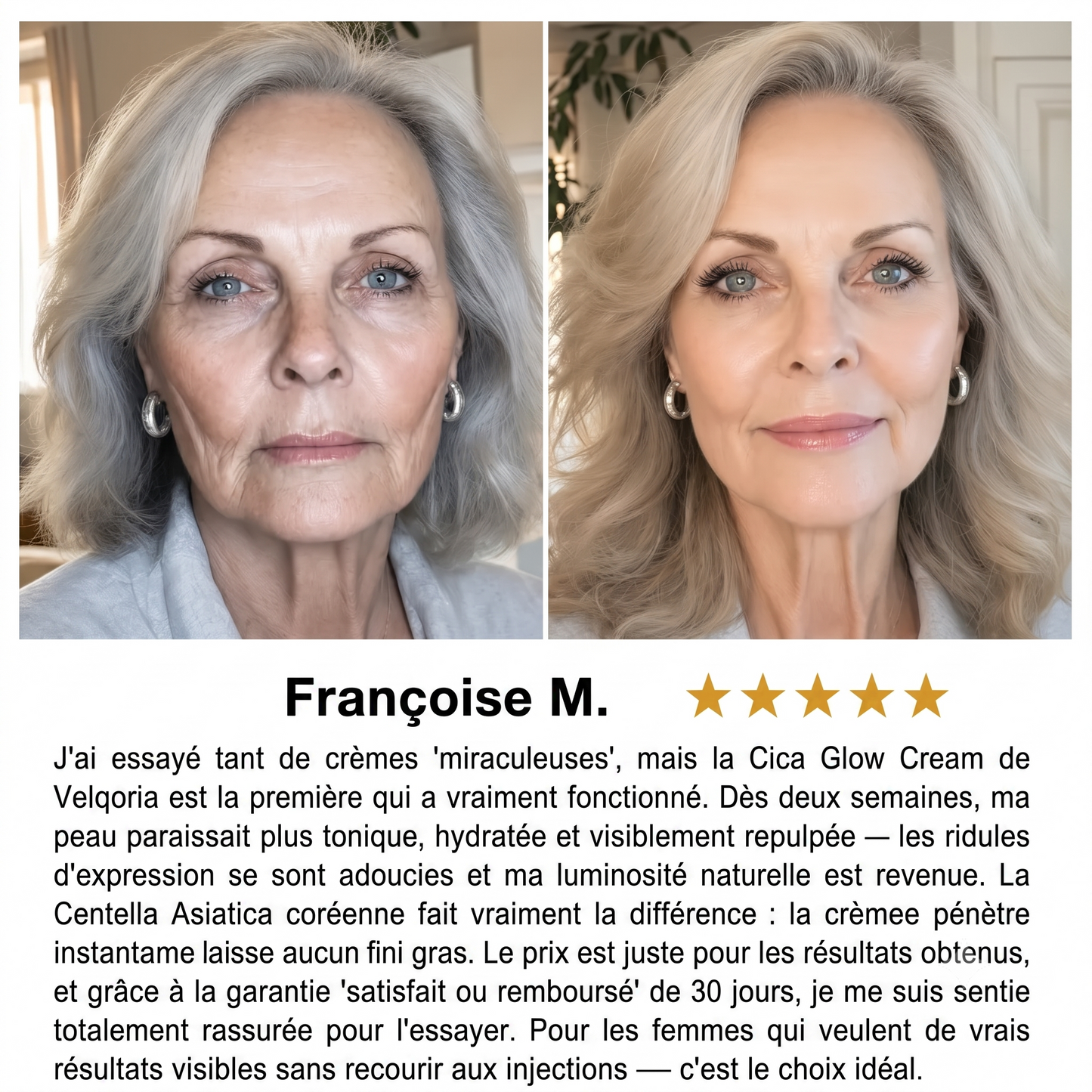 Crème éclat Velqoria Cica