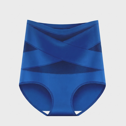 Bande Croisée™ — Culotte Gainante Taille Haute Sans Couture